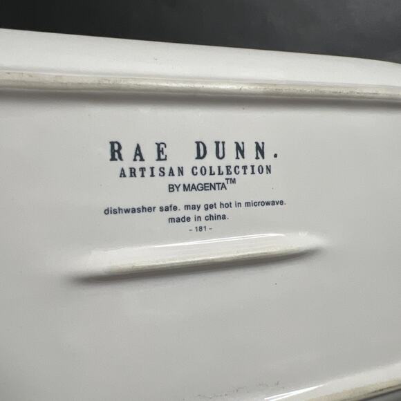 Rae Dunn, Artisan Collection, Covered Butter Dish, SPREAD Text,Ceramic,Farmhouse - Picture 14 of 14